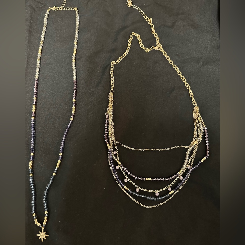 Beaded Necklace Bundle with Choker Necklace